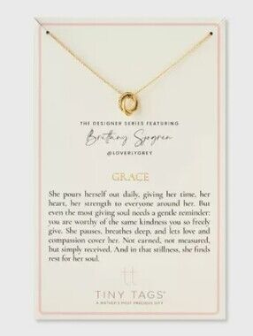 Tiny Tags Grace by Brittany Sjogren @loverlygrey Necklace